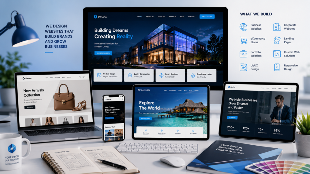 web design studio showcase